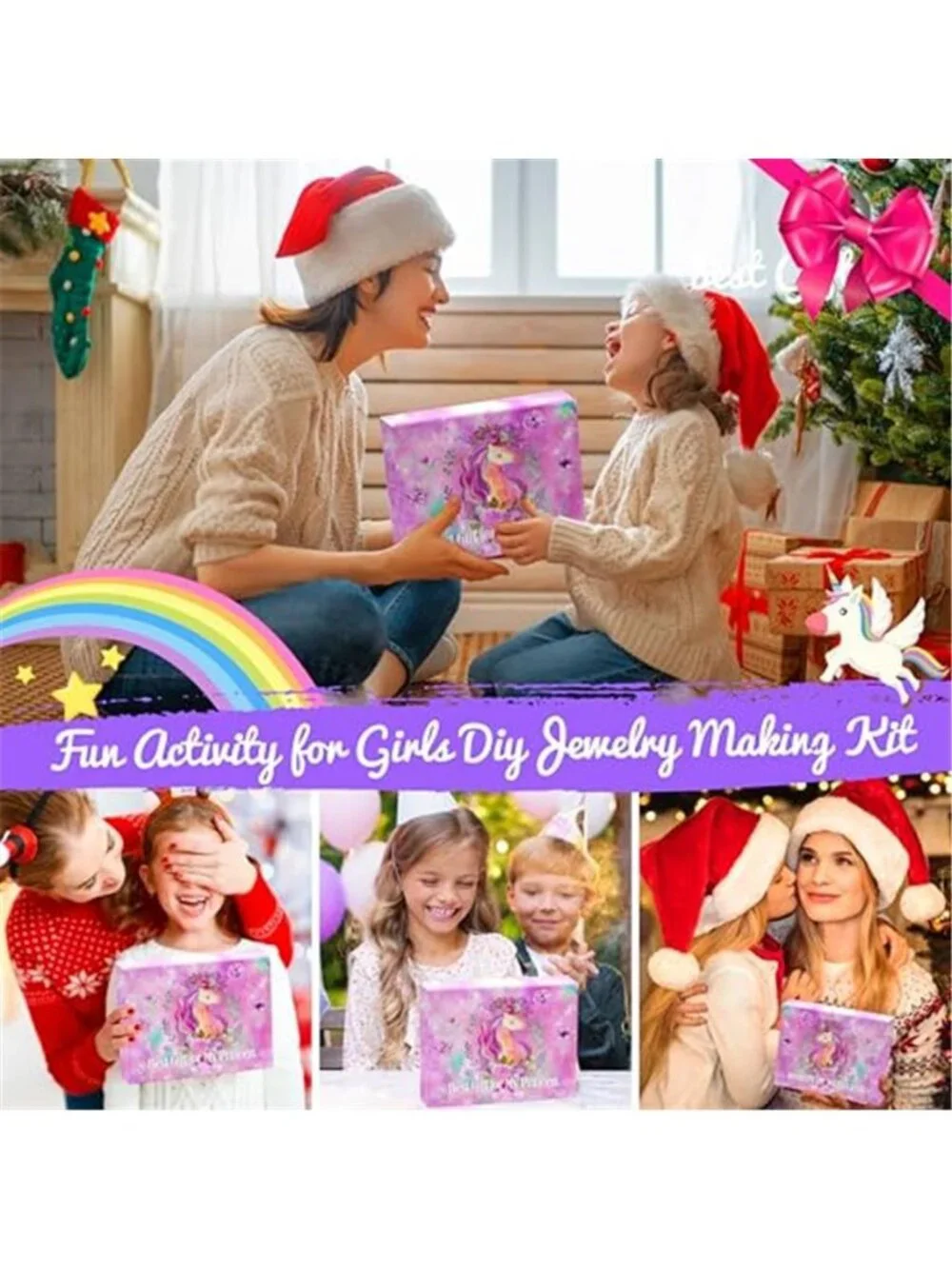 Charm Bracelet Making Kit DIY Jewelry Set Beads Gift Box Girls Craft Jewelry